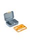 Feeding Bowl Food Set with Cutlery and Spoon in BluexGreen 19x14cm - 3