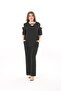 LARGE SIZE CLOTHING FLEXIBLE BLACK AYROBIN FABRIC SUIT STYLISH AND COMFORTABLE