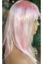 Barbie Party birthday costume mermaid show wig adjustable long wig hair colorful candy pink - 2