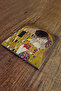 Natural Stone Trivet 20X20Cm Gustav Klimt Artwork Printed Stone Teapot Coaster - Pot Pan Coaster - 3