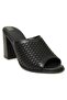 Dar Kalip Heeled Black Women's Slippers Dar Kalip