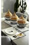 Runner Service Set with Arabic "mubarak Moon" for 8 People (17 PIECES)