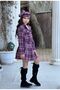 Girl's Plaid 4 Piece Set