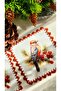 2 Decorative Cocktail Napkins with Cone and Bird Pattern - 5