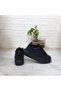 Bestof 150 Black-Black Fuspet Sneaker Flat Sole Sports Shoes - 7