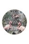 Tapestry Design Forest Themed Flamingo and Tree Pattern Vintage Decorative Carpet 3544 - 2