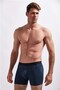 3-Piece Men's Boxers Cotton Lycra Waist Written Rubber 1003 - 4