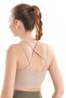 Women's Thin Strap Back Detailed Covered Sports Bra 7154 - 2