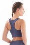 Women's Square Collar Back Detailed Sports Bra 7153 - 2
