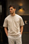 Men's Oversize Plain Cotton T-shirt - 2