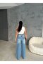 Ice Blue Baggy Palazzo Jeans - 7