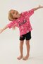 BBQ LICENSED CYCLING COLLAR SHORT SLEEVE GARSON BOY GIRL'S SHORTS PAJAMAS SET 1705 - 4