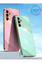 Dark Green Edges Gold Detailed Luxury Silicone Case for Samsung Galaxy A54 - 2