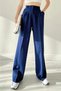 Elçim Women's High Waist Lycra Wide Leg Fabric Trousers, Special Design Palazzo Model