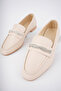 Women's Nude Knotted Ballerinas - 5