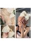 Imported luxury coarse large giant organza tulle bow feathered stone clothespin clip buckle beige cream color