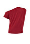 Bordo Regular/Normal Kalıp Asimetrik Yaka Sıfır Kol Esnek Örme Bluz TWOSS24BZ00396 - 7