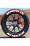Tire Lettering New Model MICELIN Motorcycle and Automobile Sticker Rigging 8 Pieces + Glue Original Product - 2
