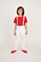 Boy April 23 Outfit Costume Pants Short Sleeve Shirt Suspender Bow Tie Suit 0024