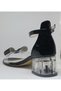 Miniwomen 793 Children's Transparent Rhinestone Banded Heeled Evening Dress Shoes - 3