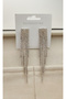 Hanging Zircon Stone Evening Dress Earrings