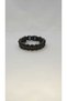 Paracord Knitted Bracelet (Double Color, Black-Khaki Green, Clip, Handmade, Parachute Rope) - 2