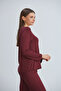 Viscose Knitted Crew Neck Long Sleeve Women's Pajamas Set - 4