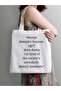 Camel said neck curve, im tired Design Motto Tote Bag Cloth Bag