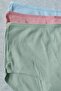 Women's Corded Fabric High Waist Panties Set - Kts3080 Model-5 - 7