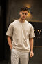 Men's Oversize Plain Cotton T-shirt - 3