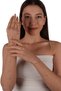 Jewelled Bridal Gloves Wedding Bridal Gloves Stylish Wedding Costume Gloves Skin Color - 2
