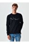 Logo Crew Neck Black Sweatshirt - 2