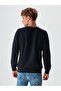 Logo Crew Neck Black Sweatshirt - 3