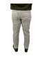 Men's Linen Linen Trousers - Regular Fit Raw Pants - 3
