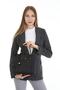Black Color New Season Women's Bag with Shoulder Strap and Multi-Compartment Suitable for Hand Use - 2