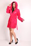 Women's Hooded Embroidered 100% Bamboo Short Dressing Gown