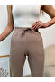 Women's Modal Mixed Side Slit Waist Corded Trousers - 2