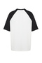 Black Oversize/Wide Cut 100% Cotton Printed Tok Fabric T-Shirt Tmnss24Ts00139 - 8