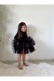 Black tutu dress children's evening dress - 4