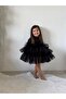 Black tutu dress children's evening dress - 7