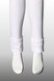 Simala Girls' Seasonal White Color Leggings with Ankle Lace - 3