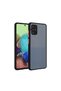 Galaxy A51 Case Matte Anti-Fingerprint Camera Protected Hard Silicone with Colorful Buttons
