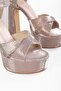Women's Josie Rose Honeycomb Pattern Platform Heeled Shoes - 5