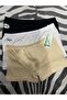 Women's Bamboo Boxer Extract Soft Extra Stretchy No Feel 6 "Pack (Mixed Color) - 5