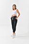 Pocket Wrapped Shalwar Trousers with Elastic Waist and Darted Legs - 2