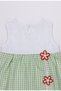 baby girl summer dress lace detailed checkered dress - 2