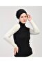 Long Sleeve Hijab Bolero-cream - 2