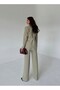Light Khaki Belted Jacket Trousers Set - 7