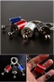 6-Speed Gearbox Shaped Auto Keychain Moving Mini Gear Shift Keyring - 2