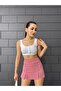 Women's Thick Strap Button Detailed Crop Top Bustier - 6